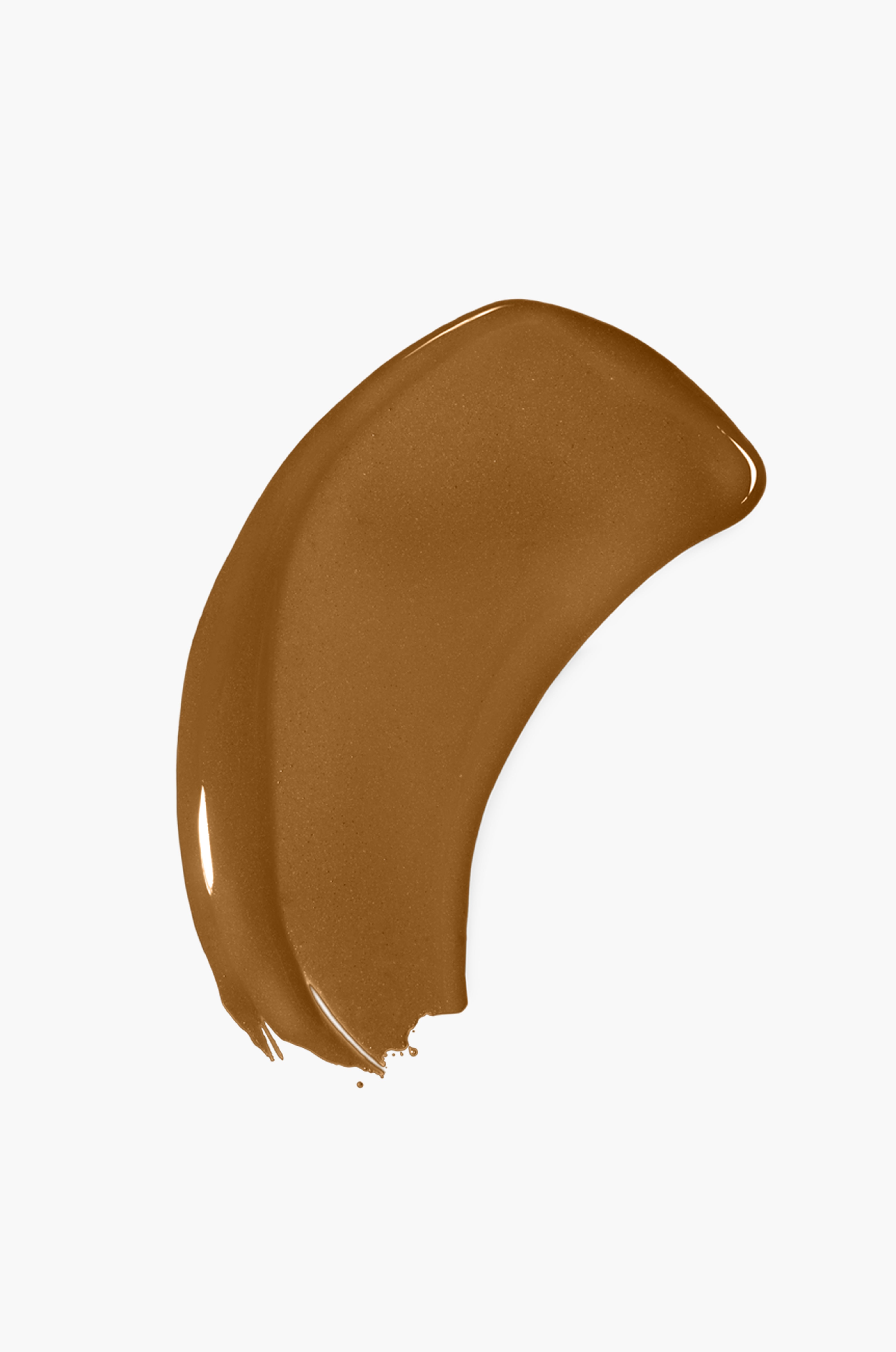 Displays the tan w/ golden undertones smear of Twin Featherweight Foundation 460