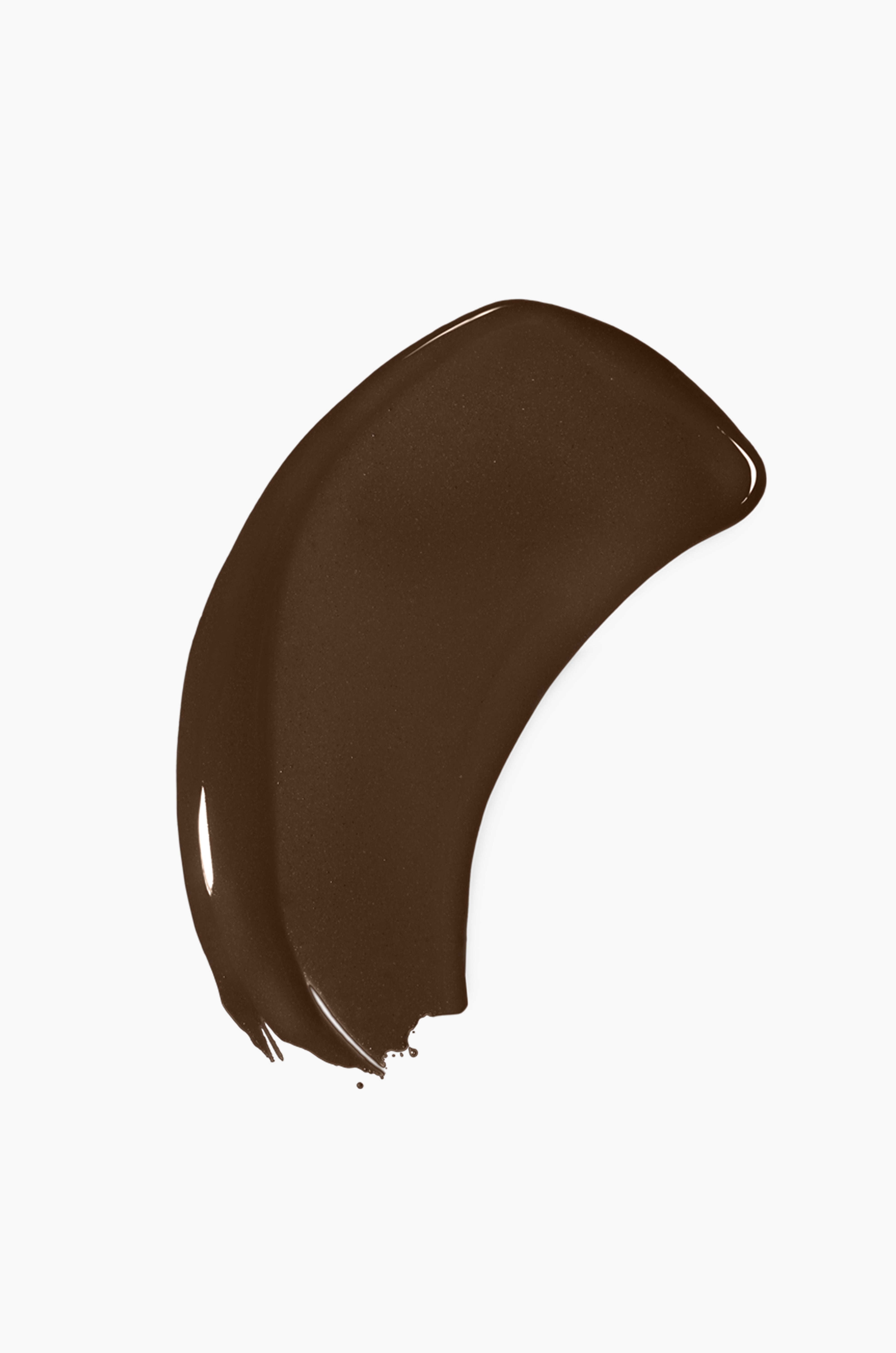 Displays the deep w/ warm undertones smear of Twin Featherweight Foundation 630.